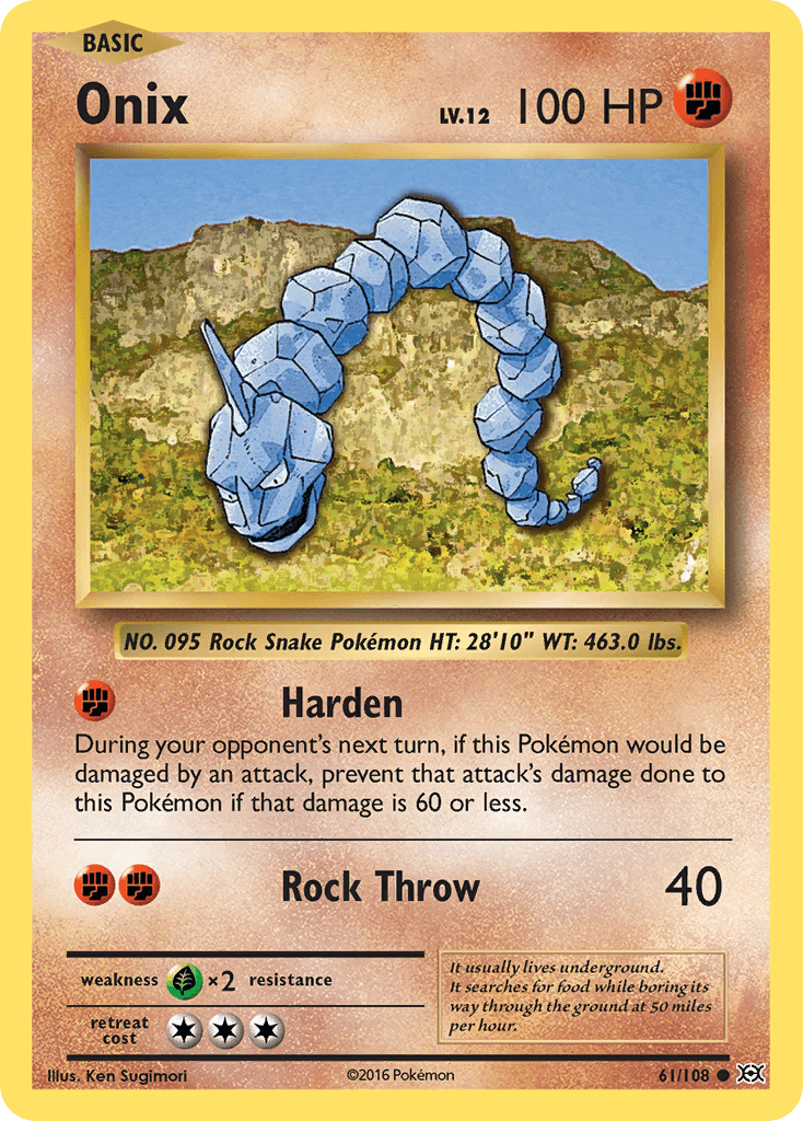 Onix (61/108) [XY: Evolutions] - Trinity Hobby