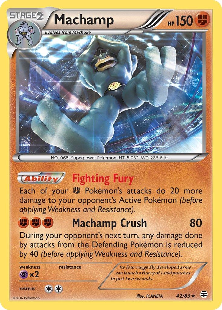 Machamp (42/83) (Theme Deck Exclusive) [XY: Furious Fists] - Trinity Hobby