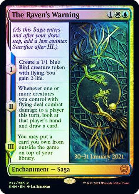 The Raven's Warning [Kaldheim Prerelease Promos] - Trinity Hobby