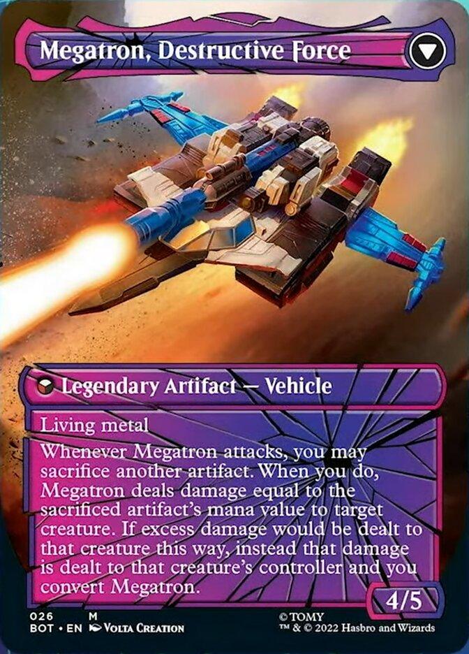 Megatron, Tyrant // Megatron, Destructive Force (Shattered Glass) [Transformers] - Trinity Hobby
