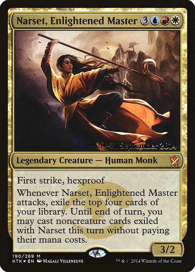 Narset, Enlightened Master [Khans of Tarkir Prerelease Promos] - Trinity Hobby