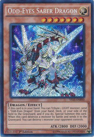Odd-Eyes Saber Dragon [YS15-ENF00] Secret Rare - Trinity Hobby