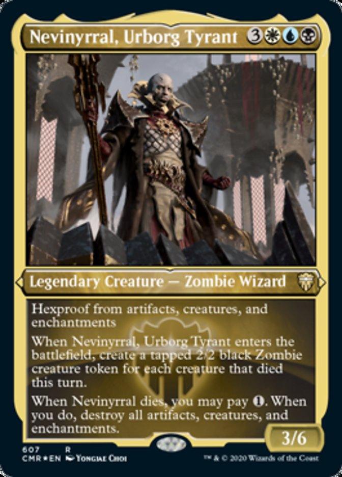 Nevinyrral, Urborg Tyrant (Etched) [Commander Legends] - Trinity Hobby
