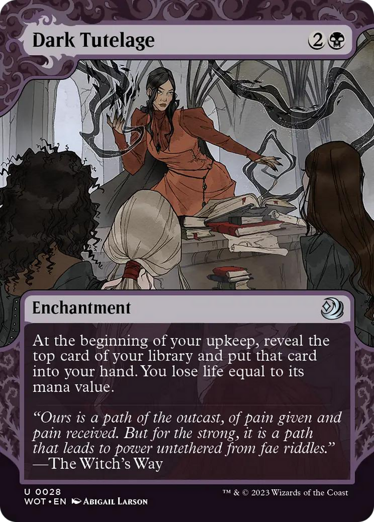 Dark Tutelage [Wilds of Eldraine: Enchanting Tales] - Trinity Hobby