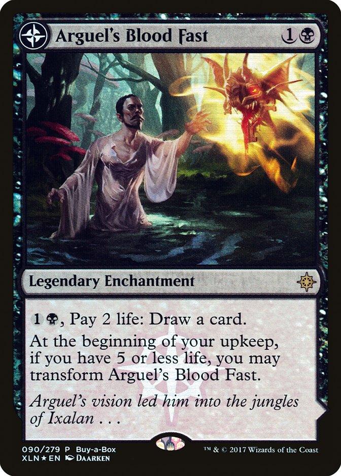 Arguel's Blood Fast // Temple of Aclazotz (Buy-A-Box) [Ixalan Treasure Chest] - Trinity Hobby
