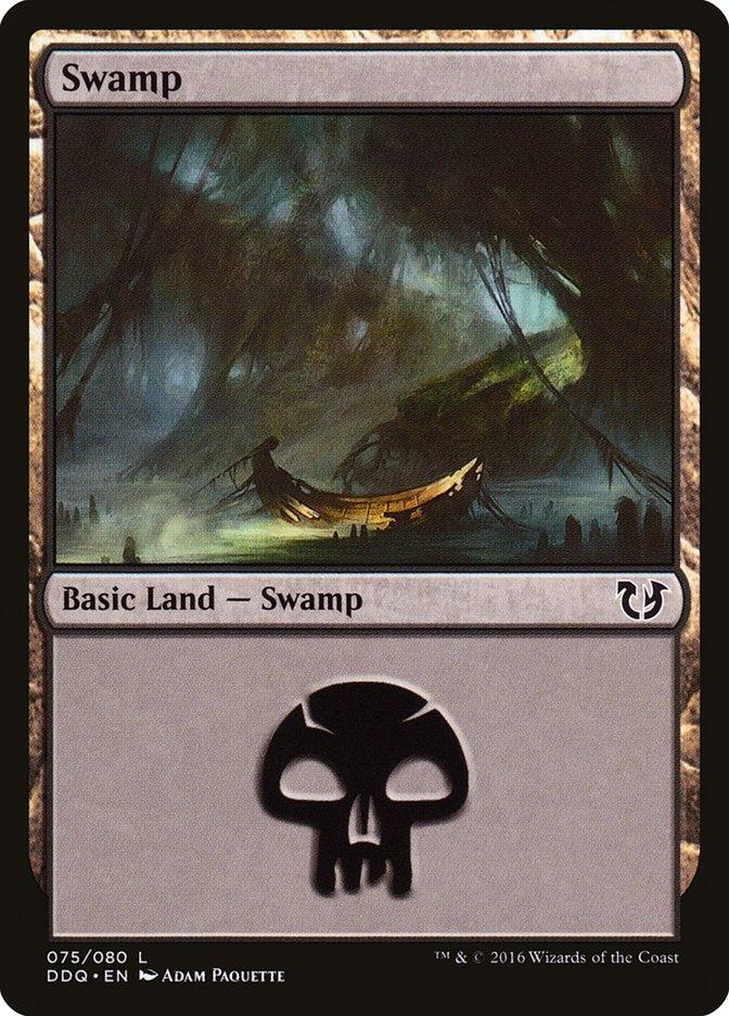 Swamp (75) [Duel Decks: Blessed vs. Cursed] - Trinity Hobby