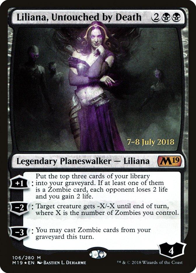 Liliana, Untouched by Death [Core Set 2019 Prerelease Promos] - Trinity Hobby