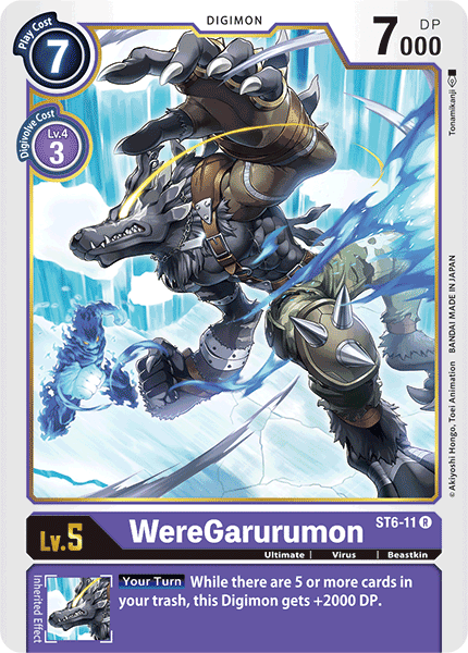 WereGarurumon [ST6-11] [Starter Deck: Venomous Violet]Digimon Trading Card Game