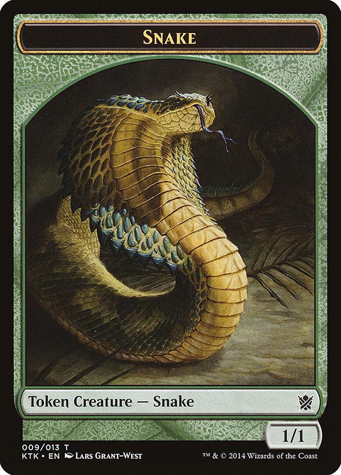 Snake Token [Khans of Tarkir Tokens] - Trinity Hobby