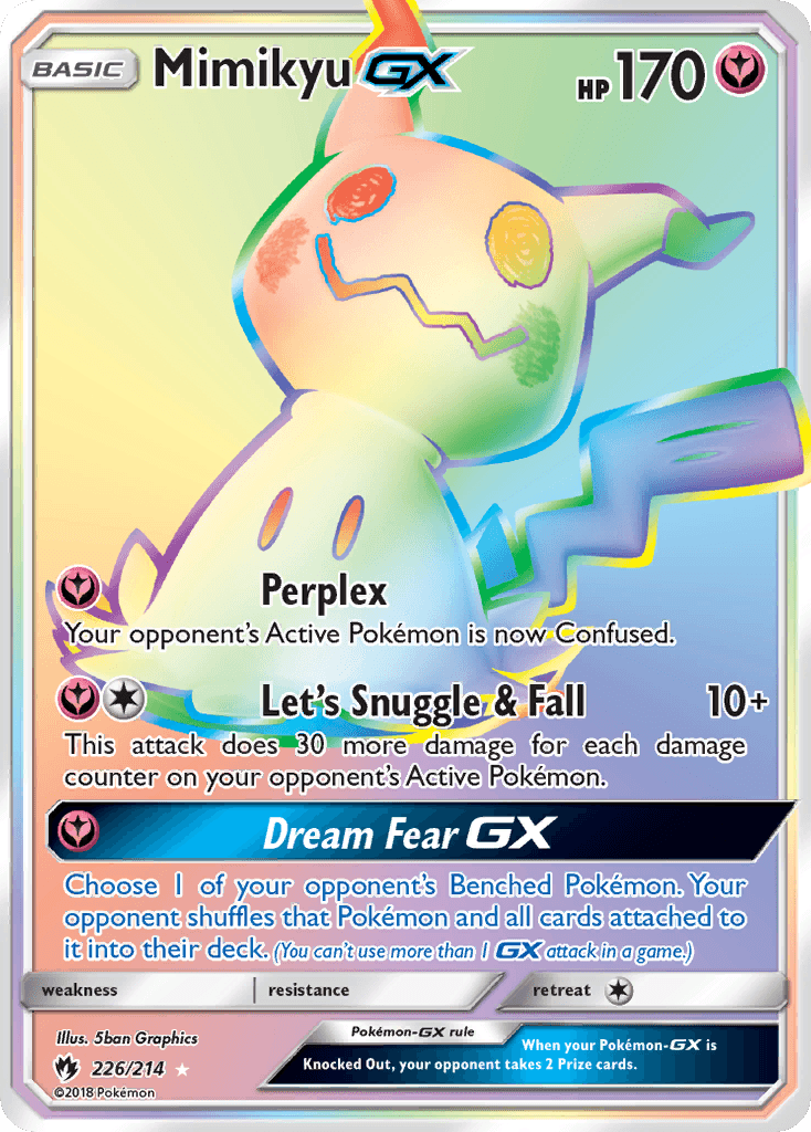 Mimikyu GX (226/214) [Sun & Moon: Lost Thunder] - Trinity Hobby