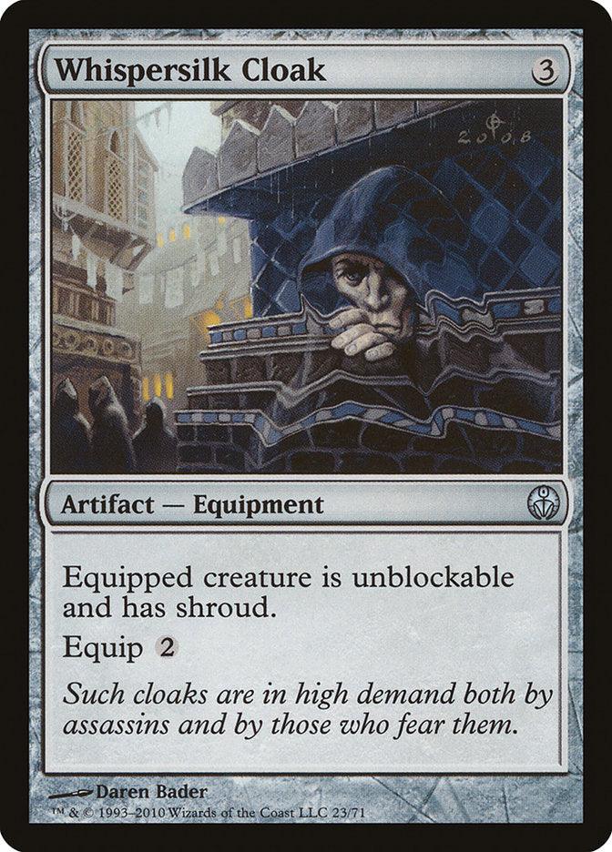 Whispersilk Cloak [Duel Decks: Phyrexia vs. the Coalition] - Trinity Hobby