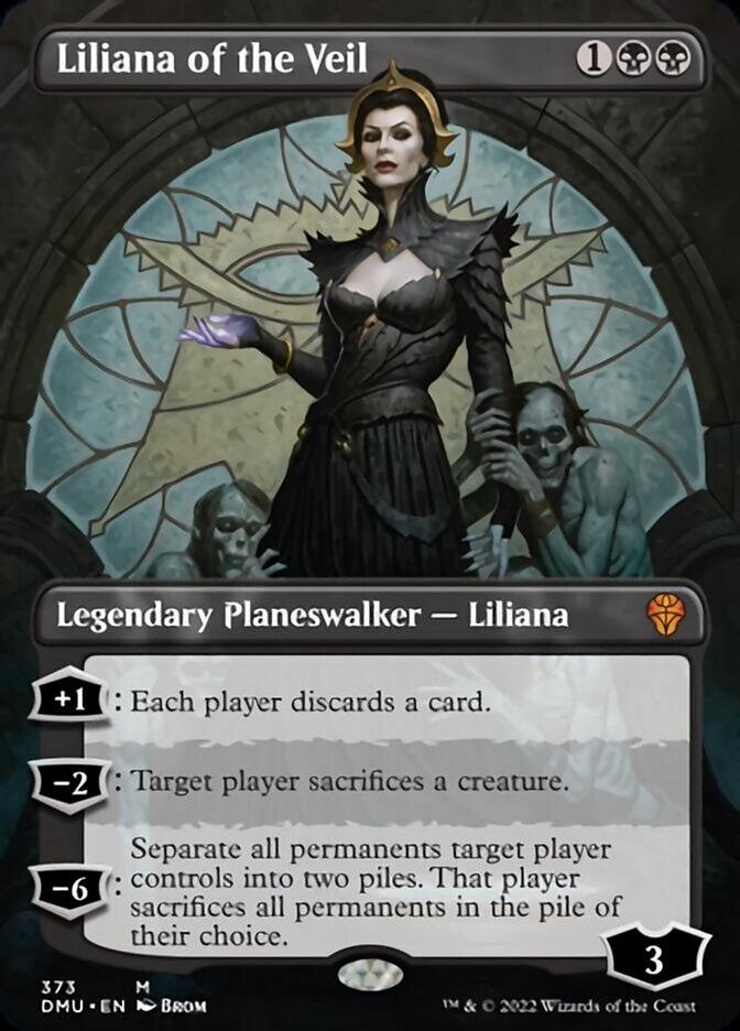 Liliana of the Veil (Borderless) [Dominaria United] - Trinity Hobby