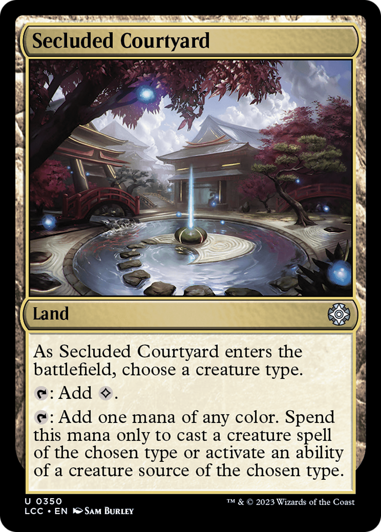 Secluded Courtyard [The Lost Caverns of Ixalan Commander] - Trinity Hobby