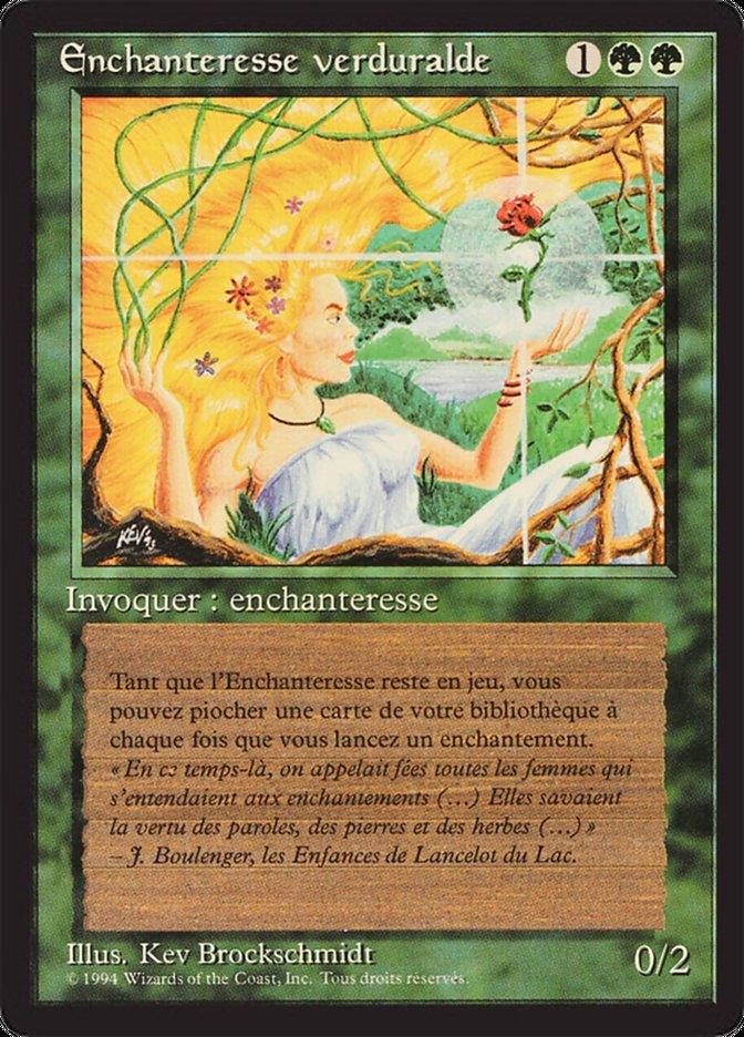 Verduran Enchantress [Foreign Black Border] - Trinity Hobby