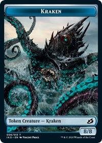Kraken // Human Soldier (004) Double-Sided Token [Ikoria: Lair of Behemoths Tokens] - Trinity Hobby