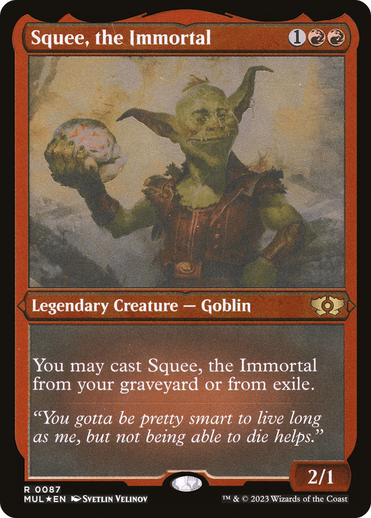 Squee, the Immortal (Foil Etched) [Multiverse Legends] - Trinity Hobby