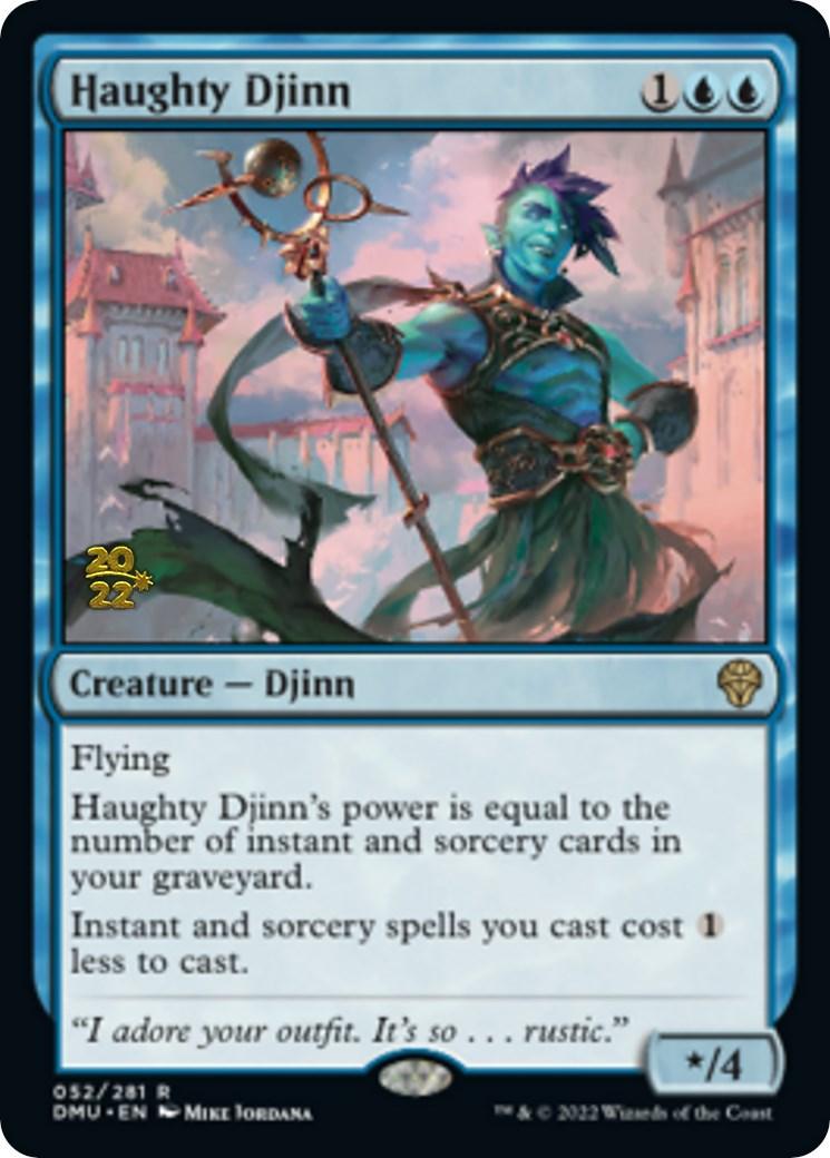 Haughty Djinn [Dominaria United Prerelease Promos] - Trinity Hobby