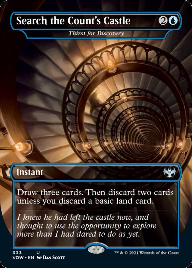 Thirst for Discovery - Search the Count's Castle [Innistrad: Crimson Vow] - Trinity Hobby