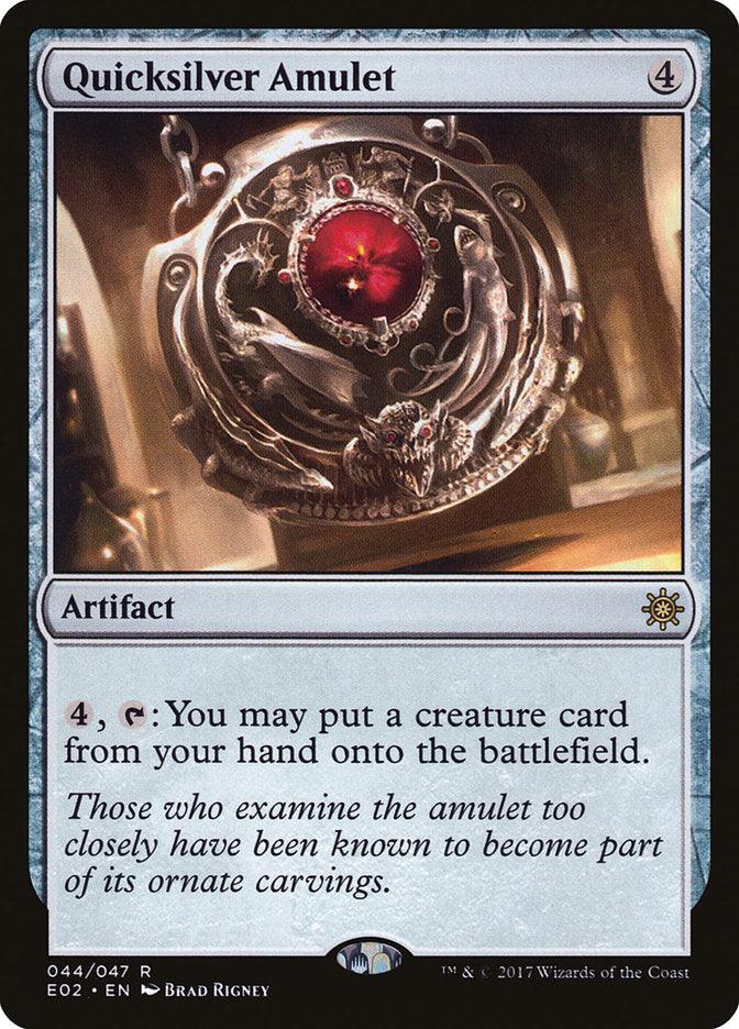 Quicksilver Amulet [Explorers of Ixalan] - Trinity Hobby