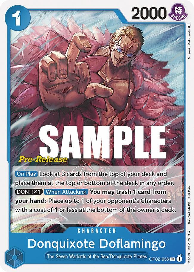 Donquixote Doflamingo [Paramount War Pre-Release Cards] - Trinity Hobby