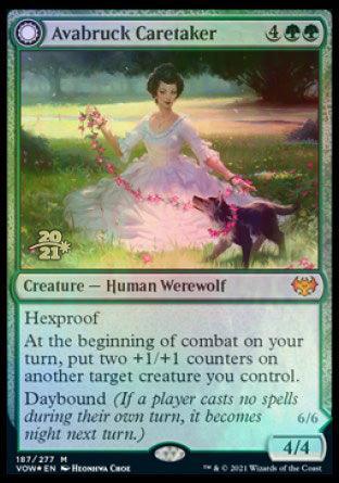 Avabruck Caretaker // Hollowhenge Huntmaster [Innistrad: Crimson Vow Prerelease Promos] - Trinity Hobby