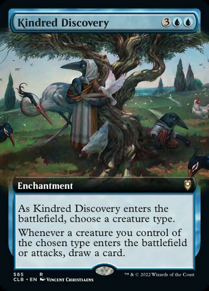 Kindred Discovery (Extended Art) [Commander Legends: Battle for Baldur's Gate] - Trinity Hobby