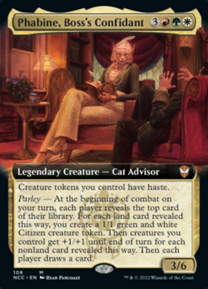 Phabine, Boss's Confidant (Extended Art) [Streets of New Capenna Commander] - Trinity Hobby