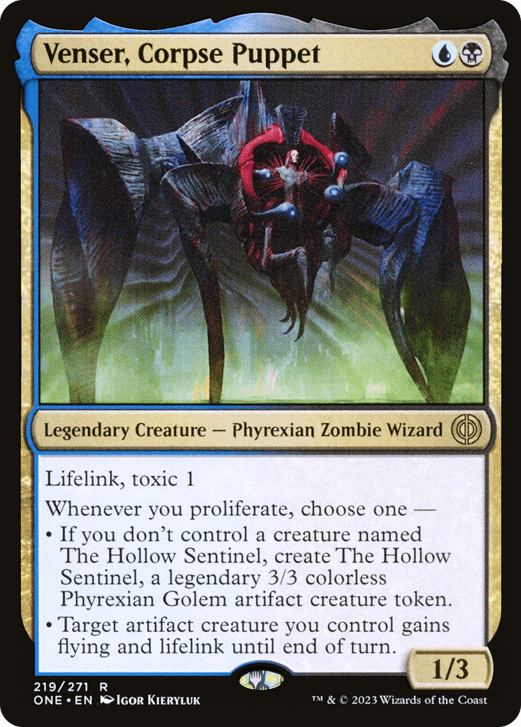 Venser, Corpse Puppet [Phyrexia: All Will Be One] - Trinity Hobby