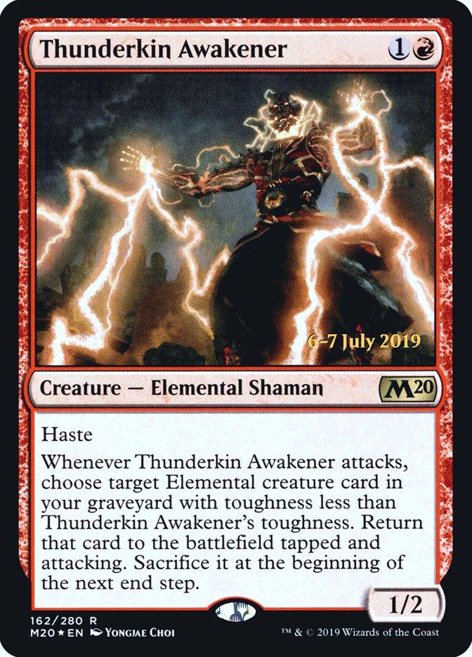 Thunderkin Awakener [Core Set 2020 Prerelease Promos] - Trinity Hobby