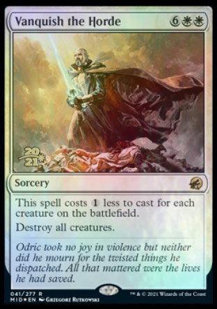 Vanquish the Horde [Innistrad: Midnight Hunt Prerelease Promos] - Trinity Hobby