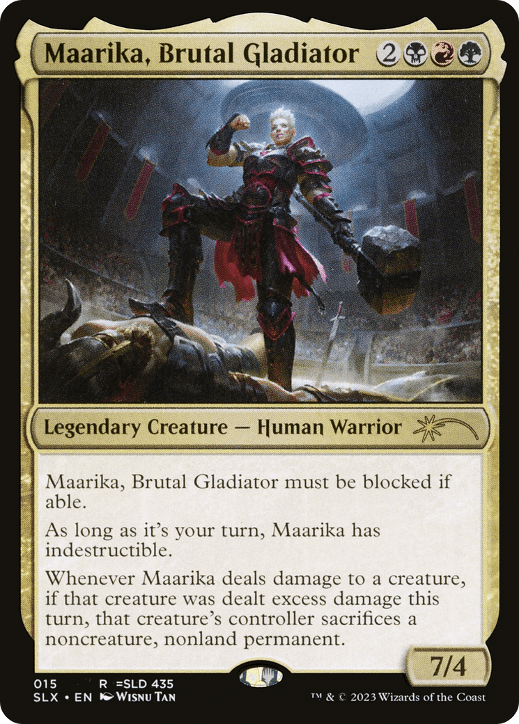 Maarika, Brutal Gladiator [Secret Lair: Universes Within] - Trinity Hobby