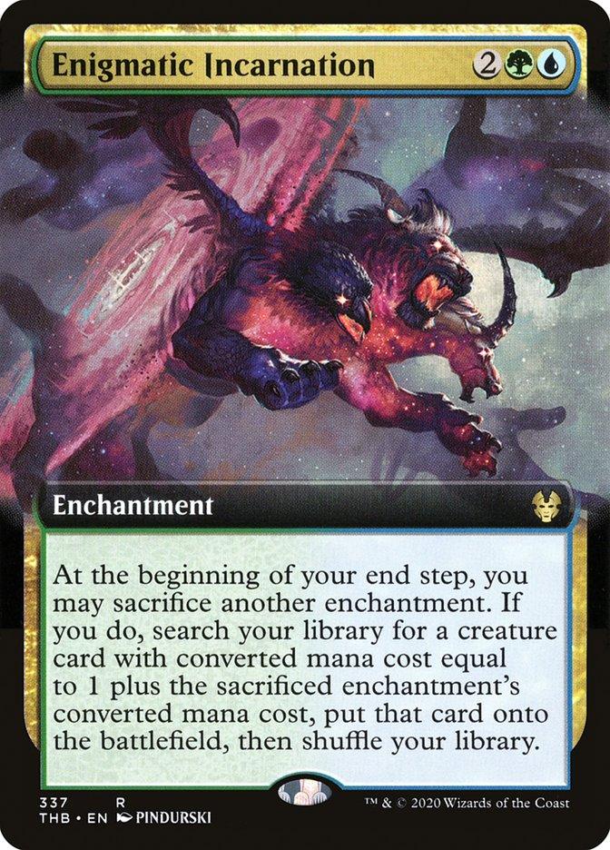 Enigmatic Incarnation (Extended Art) [Theros Beyond Death] - Trinity Hobby