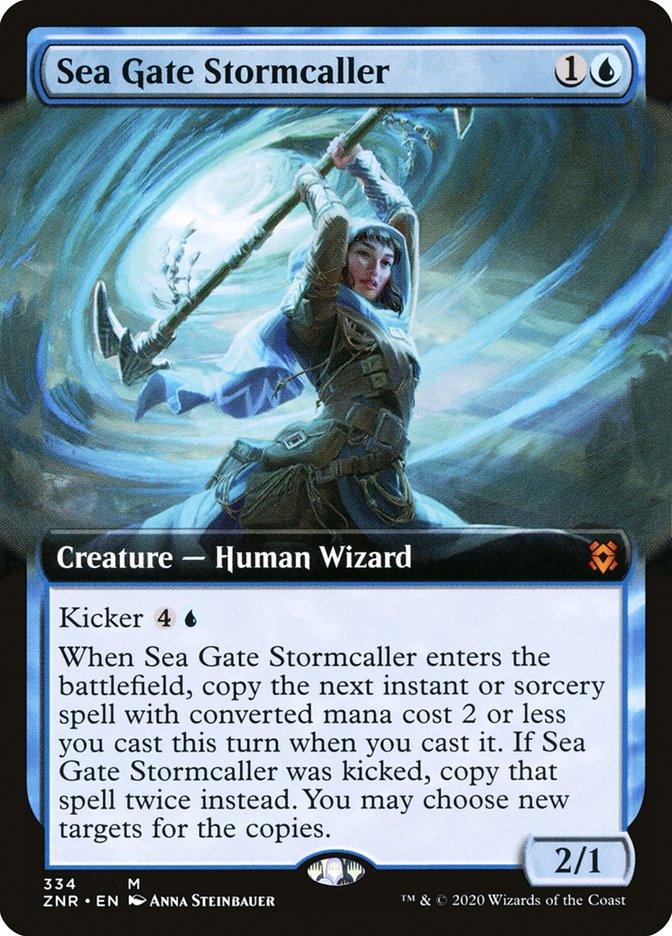 Sea Gate Stormcaller (Extended Art) [Zendikar Rising] - Trinity Hobby