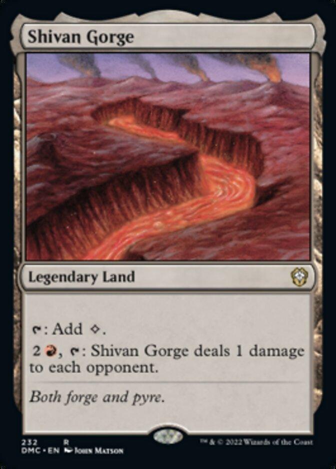 Shivan Gorge [Dominaria United Commander] - Trinity Hobby