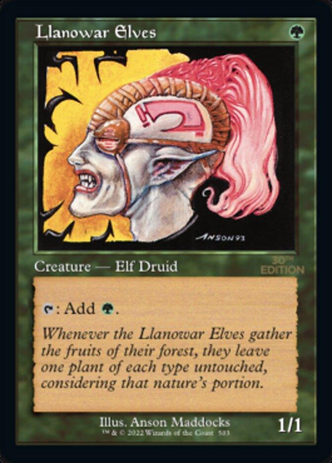 Llanowar Elves (Retro) [30th Anniversary Edition] - Trinity Hobby