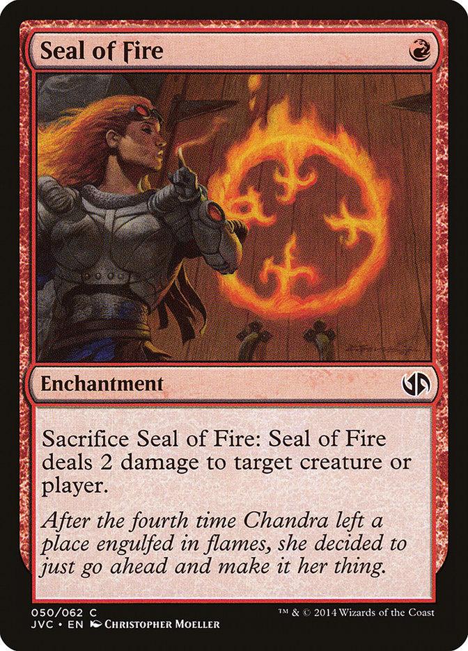 Seal of Fire [Duel Decks Anthology] - Trinity Hobby