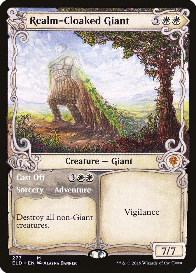 Realm-Cloaked Giant // Cast Off (Showcase) [Throne of Eldraine] - Trinity Hobby