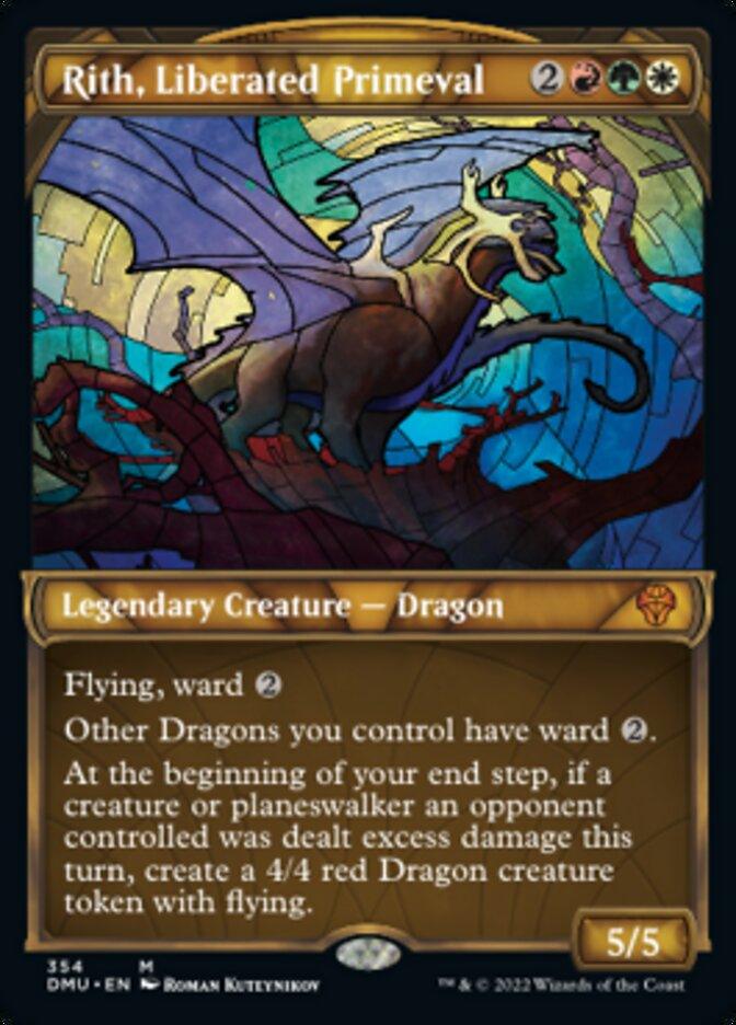 Rith, Liberated Primeval (Showcase Textured) [Dominaria United] - Trinity Hobby