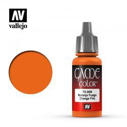 GAME COLOR 008 : ORANGE FIRE (17ml) - Trinity Hobby