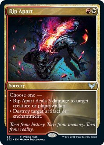 Rip Apart (Promo Pack) [Strixhaven: School of Mages Promos] - Trinity Hobby