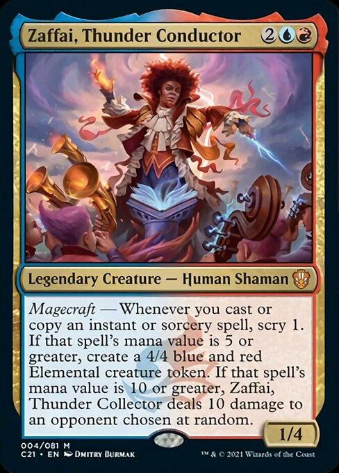 Zaffai, Thunder Conductor [Commander 2021] - Trinity Hobby