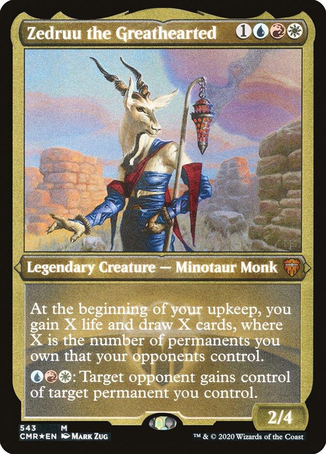 Zedruu the Greathearted (Etched) [Commander Legends] - Trinity Hobby