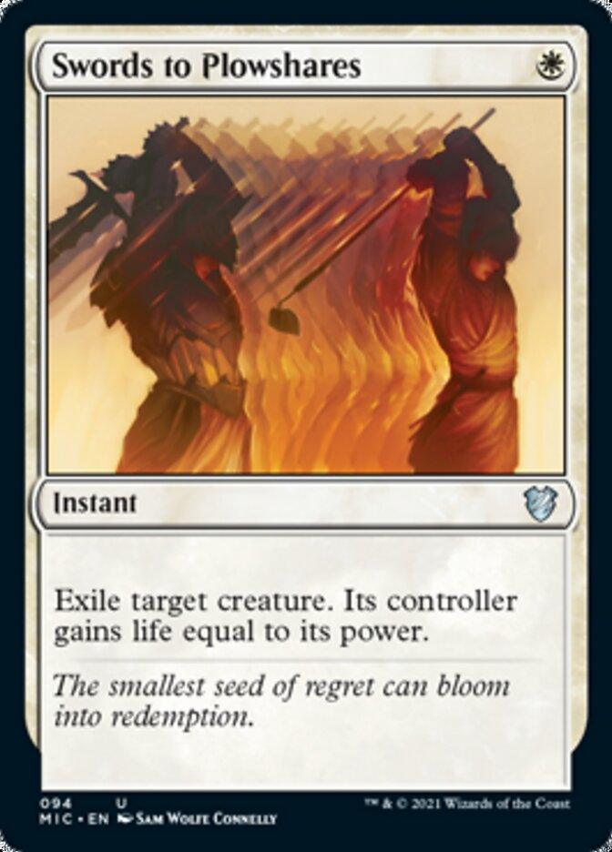 Swords to Plowshares [Innistrad: Midnight Hunt Commander] - Trinity Hobby