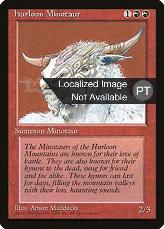 Hurloon Minotaur [Fourth Edition (Foreign Black Border)] - Trinity Hobby
