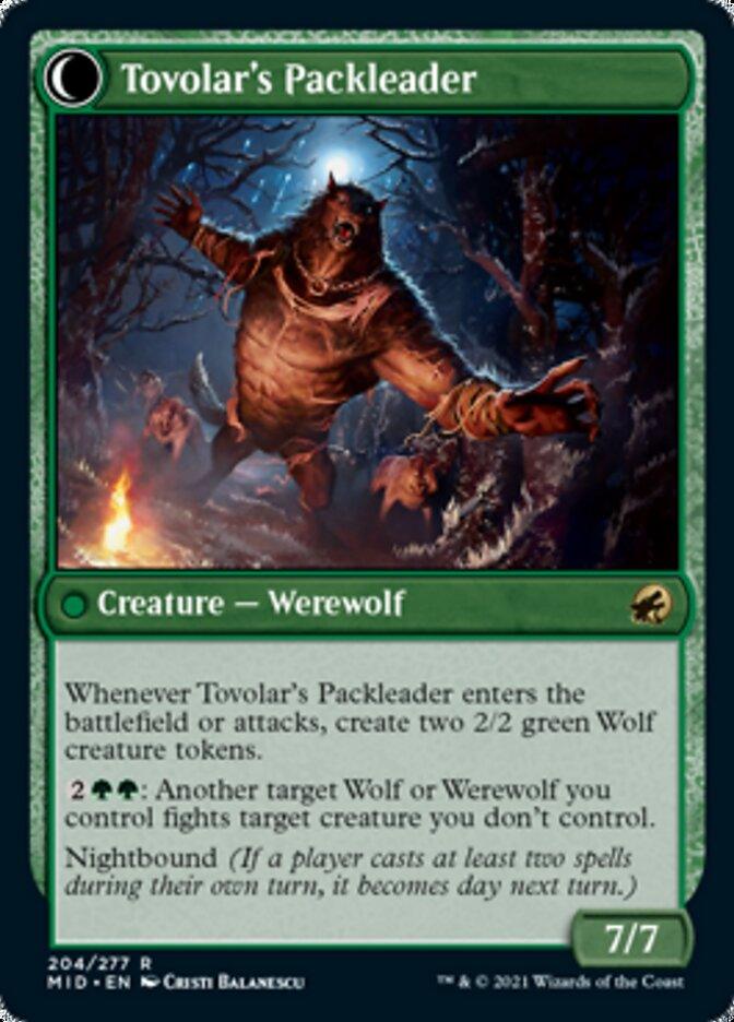Tovolar's Huntmaster // Tovolar's Packleader [Innistrad: Midnight Hunt] - Trinity Hobby