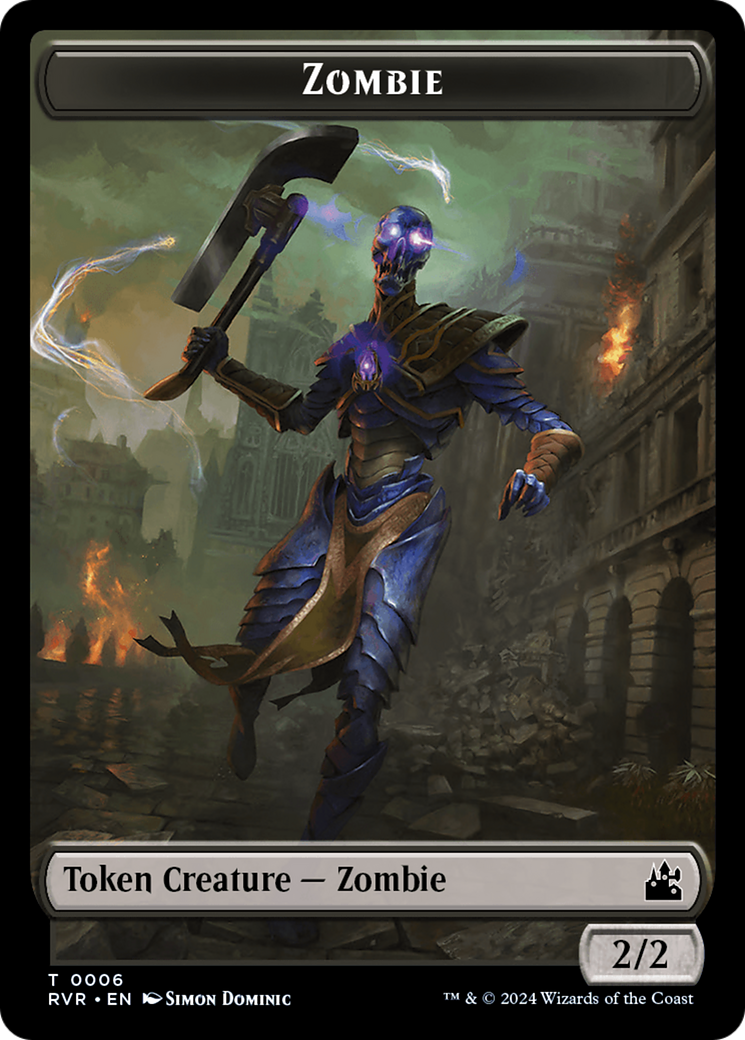 Zombie Token [Ravnica Remastered Tokens] - Trinity Hobby