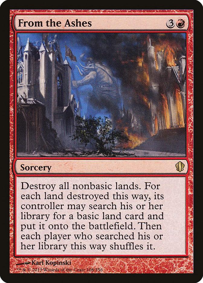 From the Ashes [Commander 2013] - Trinity Hobby