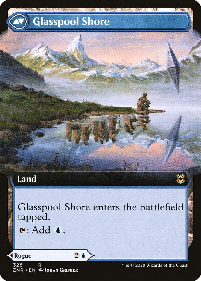 Glasspool Mimic // Glasspool Shore (Extended Art) [Zendikar Rising] - Trinity Hobby