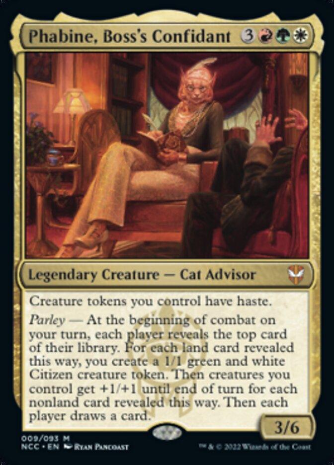 Phabine, Boss's Confidant [Streets of New Capenna Commander] - Trinity Hobby