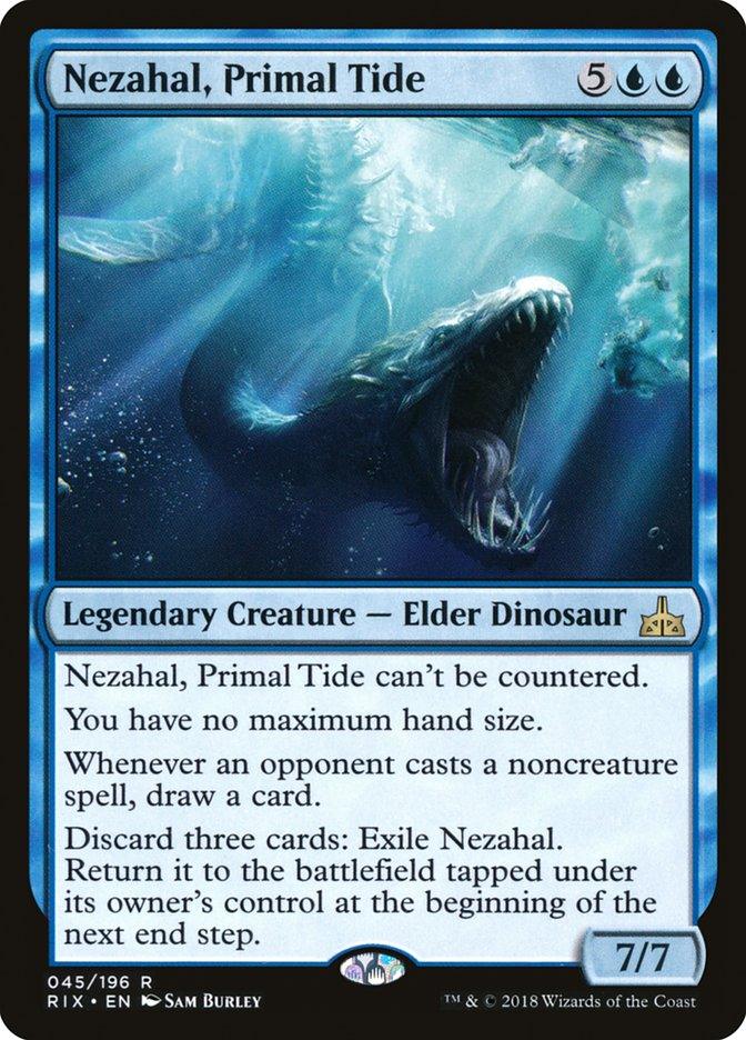 Nezahal, Primal Tide [Rivals of Ixalan] - Trinity Hobby